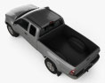 Toyota Tacoma Access Cab 2014 3d model top view