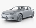 Toyota Zelas 2014 3d model clay render