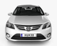 Toyota Avensis 세단 2014 3D 모델  front view