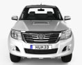 Toyota Hilux Extra Cab 2015 3D模型 正面图