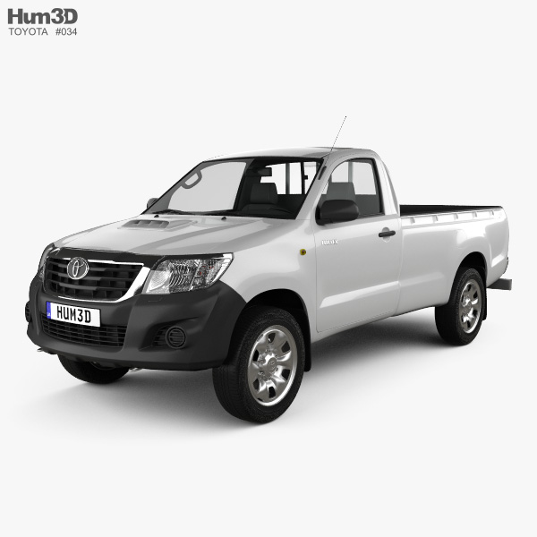 Toyota Hilux Regular Cab 2015 3D模型
