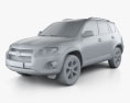 Toyota Rav4 US 2014 3d model clay render