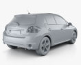Toyota Auris 2015 3D 모델 
