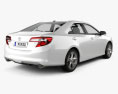 Toyota Camry US SE 2015 3D 모델  back view
