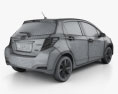 Toyota Yaris (Vitz) hybrid 2016 3D-Modell