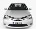 Toyota Etios 2014 3D модель front view