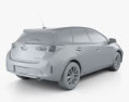 Toyota Auris hatchback 2016 Modelo 3D