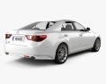 Toyota Mark X 2014 3D 모델  back view