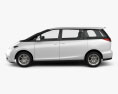 Toyota Previa 2012 3D-Modell Seitenansicht