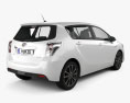 Toyota Verso (E'Z) 2016 3d model back view
