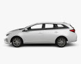 Toyota Auris Touring hybrid 2016 3d model side view