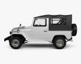 Toyota Land Cruiser (J40) Canvas Top 1979 3D 모델  side view