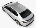 Toyota Corolla Furia 2016 3D模型 顶视图