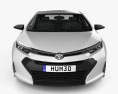 Toyota Corolla Furia 2016 3D模型 正面图