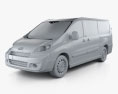 Toyota ProAce Van L2H1 2014 3Dモデル clay render