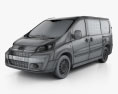 Toyota ProAce Van L1H1 2014 3Dモデル wire render
