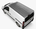 Toyota ProAce Van L1H1 2014 3D模型 顶视图