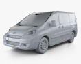 Toyota ProAce Van L1H1 2014 3d model clay render