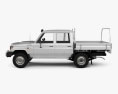 Toyota Land Cruiser (J70) Doppelkabine Pickup 2013 3D-Modell Seitenansicht