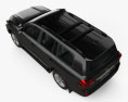 Toyota Land Cruiser (J200) 2014 3D-Modell Draufsicht