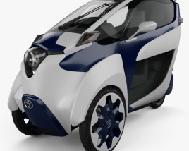3D model of Toyota i-Road 2016
