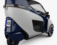 Toyota i-Road 2016 3D-Modell Rückansicht
