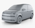 Toyota Spade 5도어 해치백 2015 3D 모델  clay render