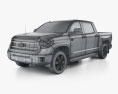 Toyota Tundra Crew Max 2016 3D-Modell wire render