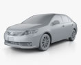 Toyota Allion (T260) 2014 3D-Modell clay render