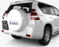 Toyota Land Cruiser Prado (J150) 5 puertas 2016 Modelo 3D