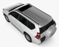 Toyota Land Cruiser Prado (J150) 5ドア 2016 3Dモデル top view