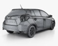 Toyota Yaris 5ドア ハッチバック 2017 3Dモデル