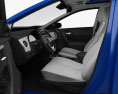 Toyota Auris Fließheck 5-Türer mit Innenraum 2016 3D-Modell seats