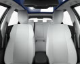 Toyota Auris hatchback 5 puertas con interior 2016 Modelo 3D