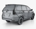 Toyota Avanza з детальним інтер'єром 2014 3D модель