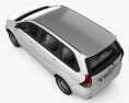 Toyota Avanza mit Innenraum 2014 3D-Modell Draufsicht
