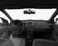 Toyota Yaris Berlina con interni 2017 Modello 3D dashboard