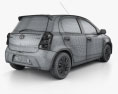 Toyota Etios Liva 2016 3D 모델 