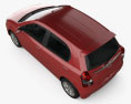 Toyota Etios Liva 2016 3D模型 顶视图