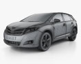 Toyota Venza 2015 3D-Modell wire render
