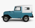 Toyota Land Cruiser (J20) softtop 1958 3D模型 侧视图