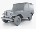 Toyota Land Cruiser (J20) hardtop 1955 3D-Modell clay render