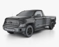 Toyota Tundra Single Max 2016 3D-Modell wire render