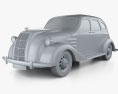 Toyota AA 1943 3D模型 clay render
