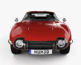 Toyota 2000GT 1970 3D 모델  front view