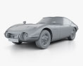 Toyota 2000GT 1970 3D-Modell clay render