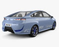 Toyota FCV-R 2015 3D模型 后视图