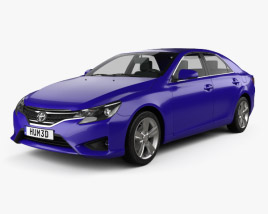 3D model of Toyota Mark X (Reiz) 2015