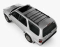 Toyota 4Runner 2002 3D模型 顶视图