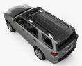Toyota 4Runner with HQ interior 2013 3d model top view